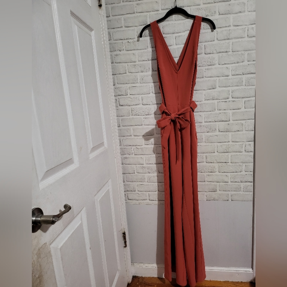 Lovers & Friends X Mark's The Spot‎ Jumpsuit Blood Orange size S - Picture 4 of 10